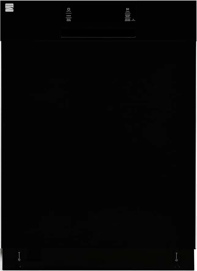 Kenmore 22-14589 24" Built-In Dishwasher - UltraWash, SmartWash, Sanitize Rinse, SmartDry, and Leak Detection - 14 Place Settings - 57 DBA - ENERGY STAR Certified - 24" - Black