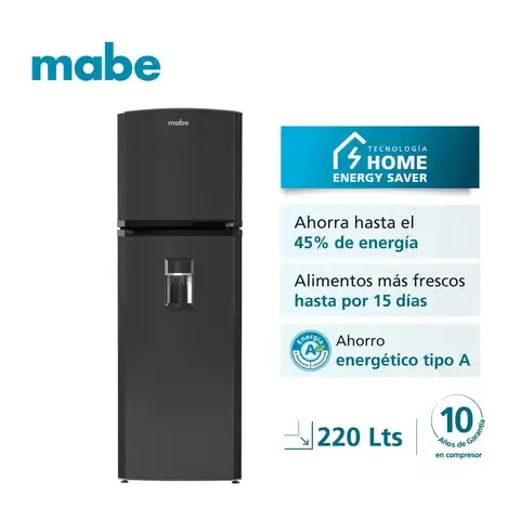 Refrigeradora No Frost 220 Lts Netos Grafito Mabe RMA230PJPG