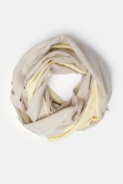 Sjaal streep met franjes