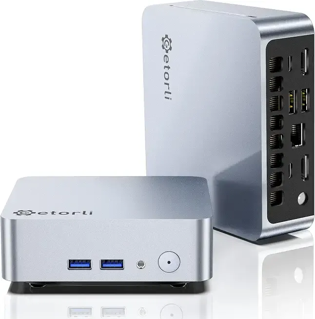 Getorli Mini PC AMD Ryzen 5 3500U (4C/8T, Max 3.7GHz) Small Desktop Computer 16GB DDR4 RAM 512GB NVMe SSD Budget Micro Compact PCs 4K HD Dual HDMI WiFi 6 BT5.3 Prebuilt OS-Home Office Gaming Streaming