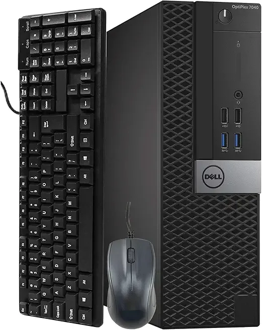Dell Optiplex 7040 Business SFF Computer Small Tower PC (Intel Core i5-6500, 16GB Ram, 256GB SSD, DVD-ROM, WiFi) Windows 11 Pro (Renewed)