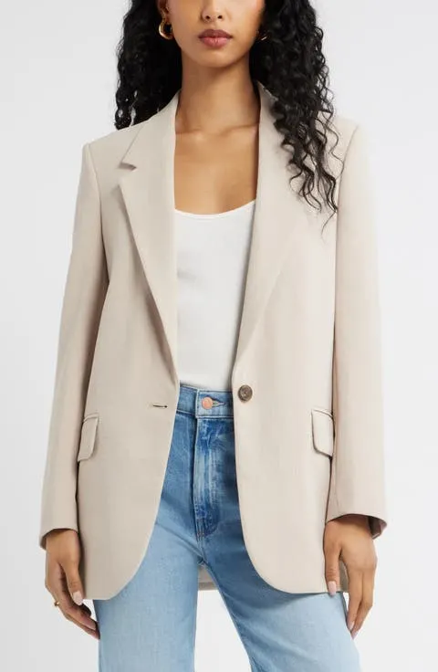 Curator Crepe Relaxed Blazer