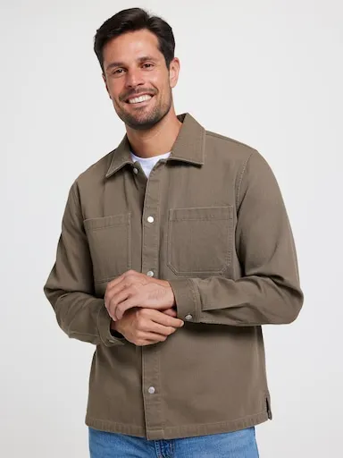 Just Jeans Long Sleeve Overshirt
