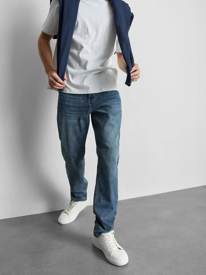 Jean slim taille mi-haute