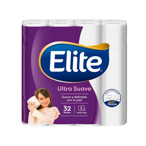 Papel Higiénico 220HD Elite Ultra Suave 32 Rollos