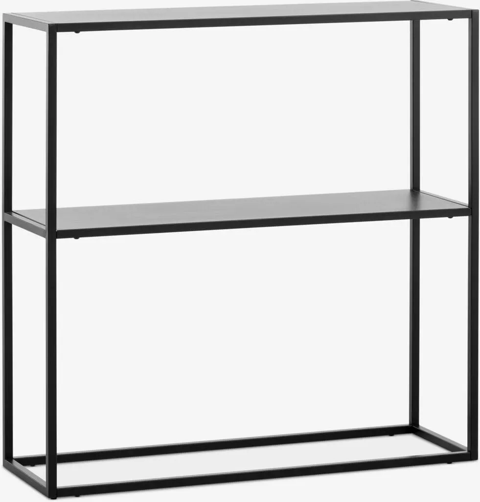 Consolle VIRUM 26x80 con ripiano nero