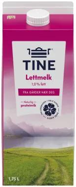 Lettmelk 1,0%