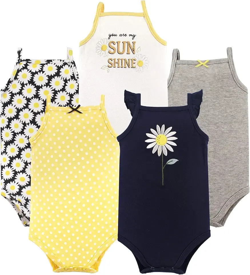 Unisex Baby Cotton Sleeveless Bodysuits
