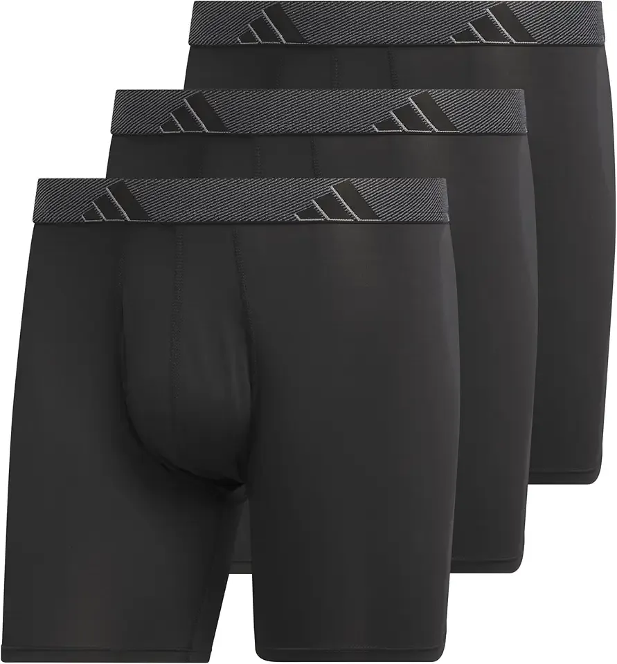 Men's Microfiber Boxer Briefs Underwear (Multipack) Athletic Stretch-Fit