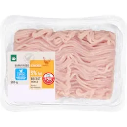 Woolworths Premium Chicken Mince Tray 500g