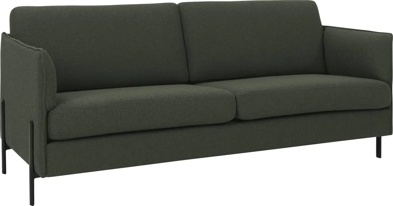 Sone høy 3-seter sofa Modulsofa. 3 seter i stoff Taffie Thule, armlene Y2.