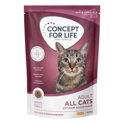Concept for Life All Cats Adult nouveau : 400 g