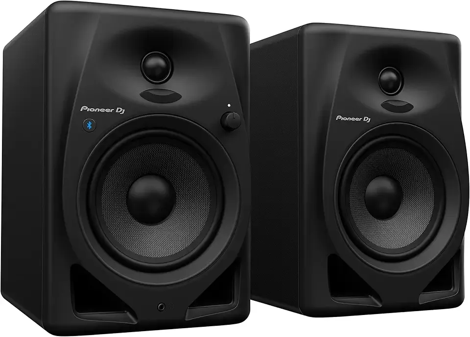 Pioneer DJ DM-50D-BT 5-inch Active Monitor Speakers, Bluetooth, Pair