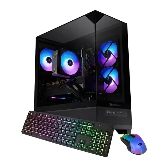 iBUYPOWER Element SE ESA7R77XT01 Gaming PC Desktop - AMD Ryzen 7 8700F, AMD Radeon RX 7700 XT 12GB, 32GB DDR5 5200MHz RAM, 1TB NVMe SSD, Windows 11 Home