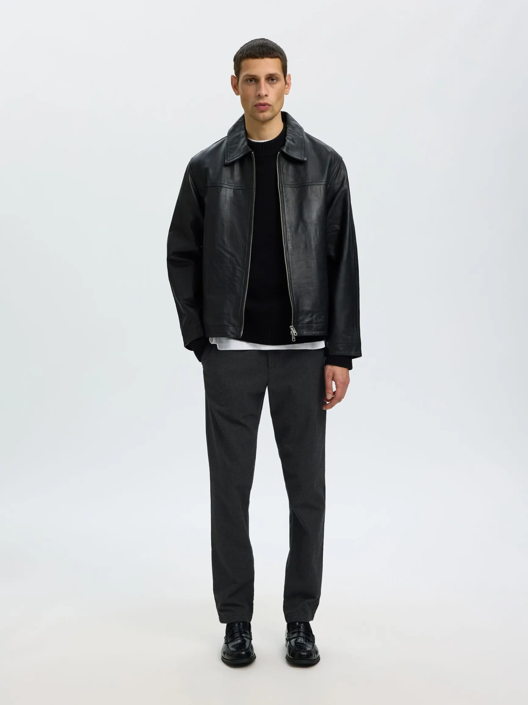175 SMAL PASSFORM BØRSTET CHINOS