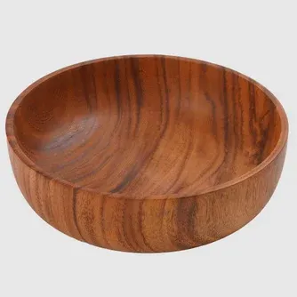 Studio by Urban Loft Acacia Wood Mixing Bowls 20cm