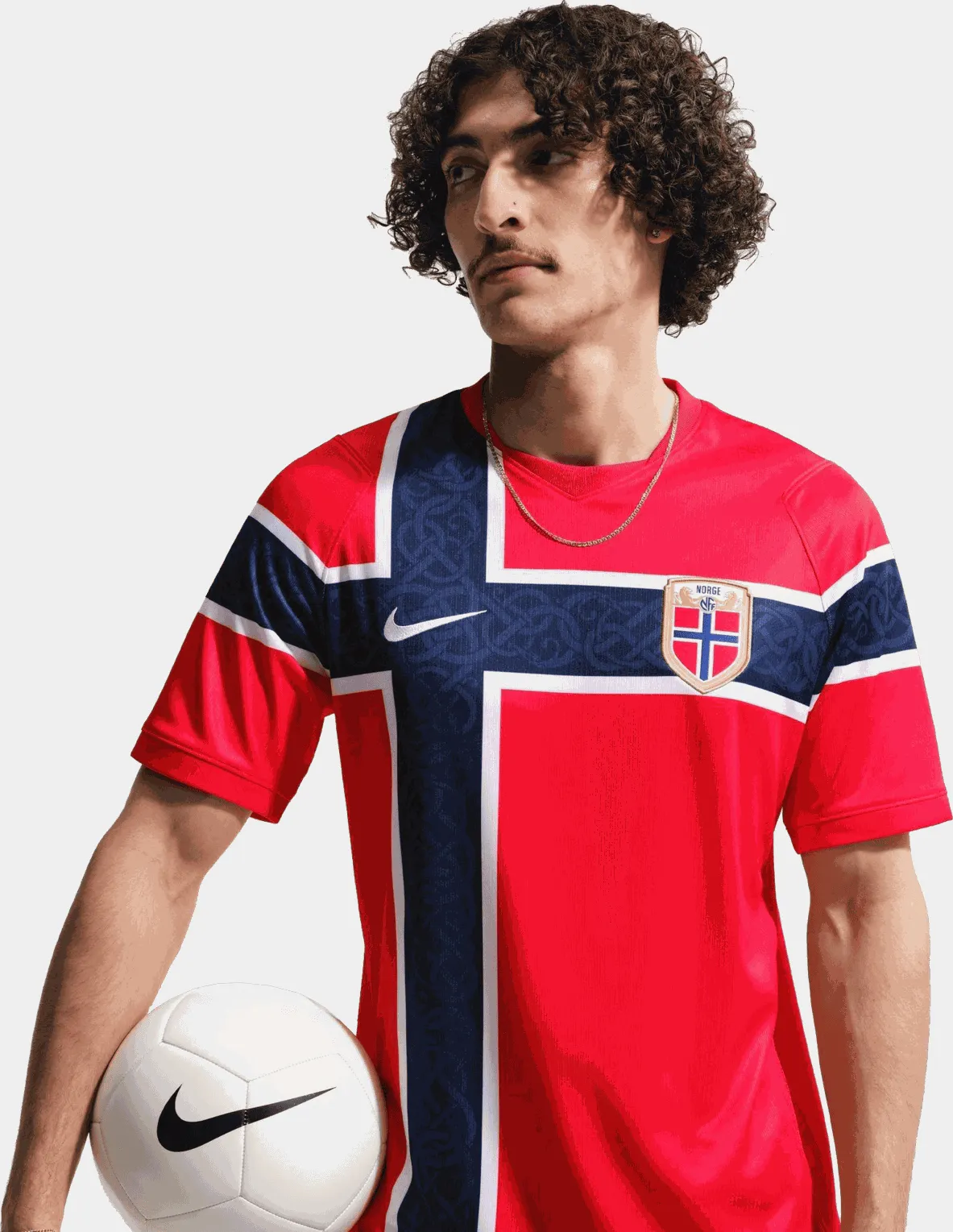 Norges Herrelandslaget VM 2026 Hjemme, fotballdrakt, unisex - Rød