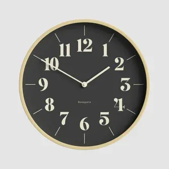 Newgate Mr Clarke Clock Pale Wood Reverse Hopscotch