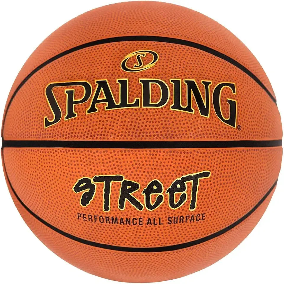 Spalding Outdoor Rubber Basketballs | Performance Rubber Cover Designed for Outdoor Play | Multiple Sizes & Colors