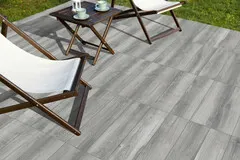 Carrelage sol extérieur grès cérame émaillé gris R11 50 x 50 cm