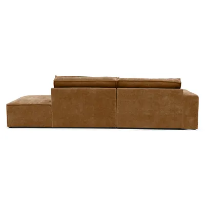 2-zitsbank Segment be cotton ocher rechts