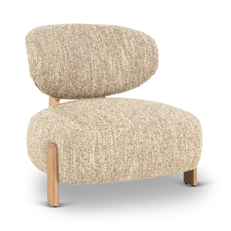 Fauteuil Reza naturel - Bay Beige