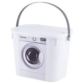 Contenitore con coperchio per detersivi in polvere o pasticche lavatrice, Sìordine