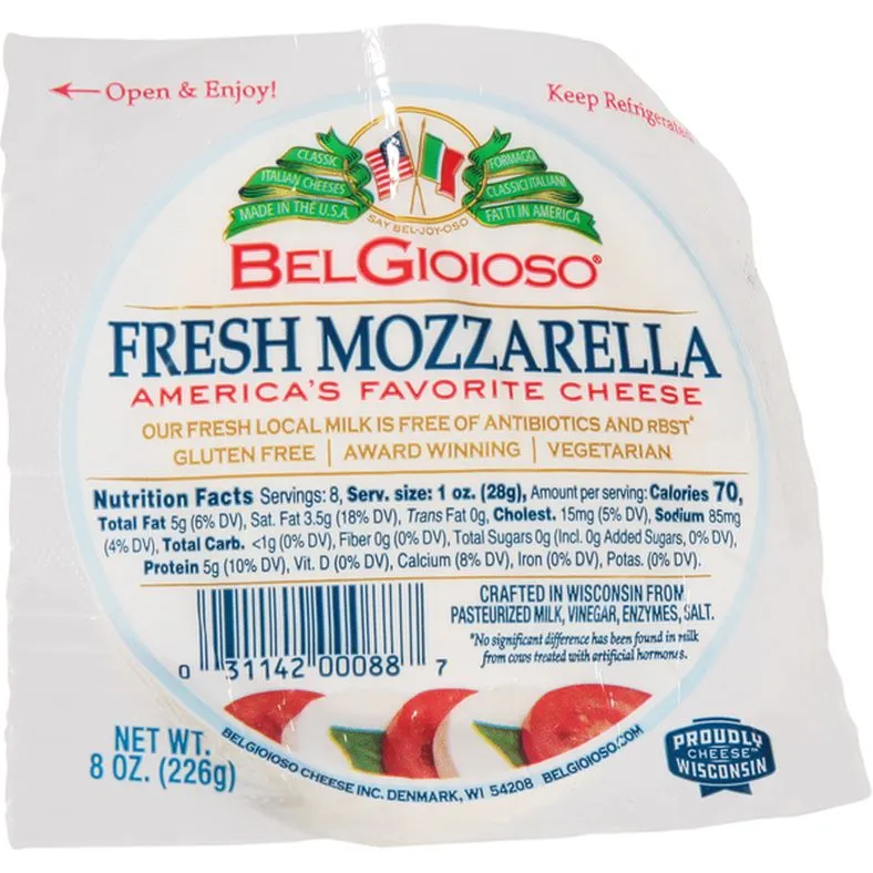 BelGioioso Fresh Mozzarella Cheese, Ball