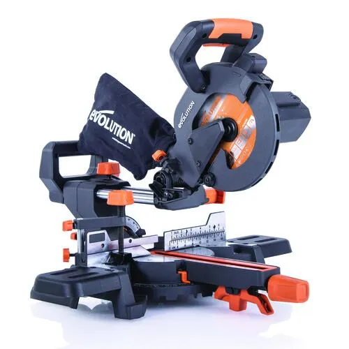 Evolution® 7-1/4" Single-Bevel 10-Amp Corded Sliding Compound Multi-Material Miter Saw