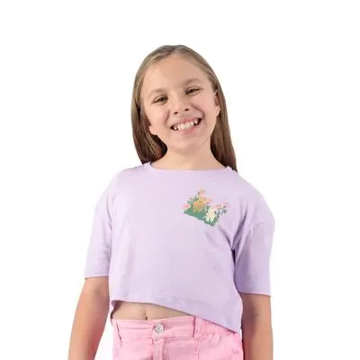 Playera Fantastic Niña Diseño Liso Estampado Frontal