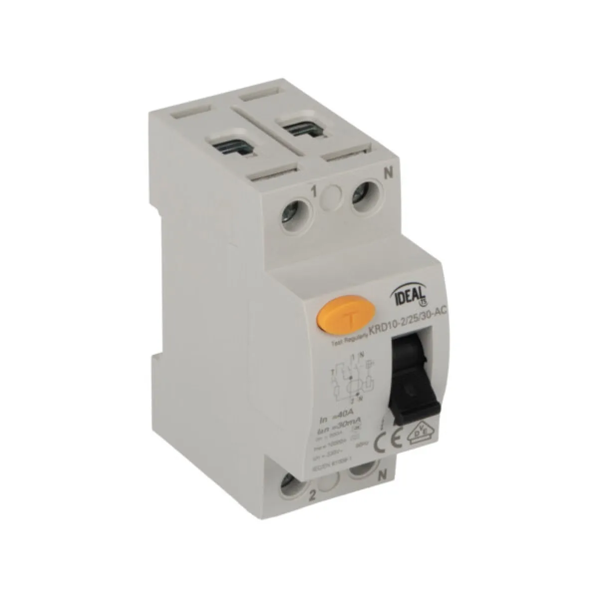 Interruttori Magnetotermici Differenziali KRD10-2