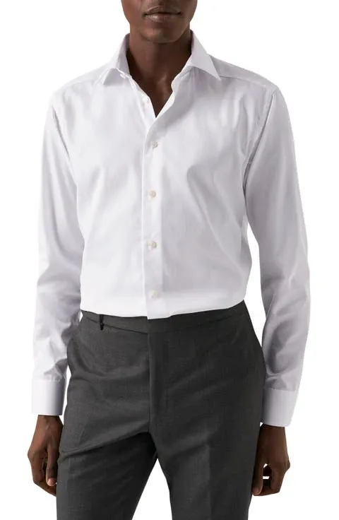Contemporary Fit Twill Dress Shirt