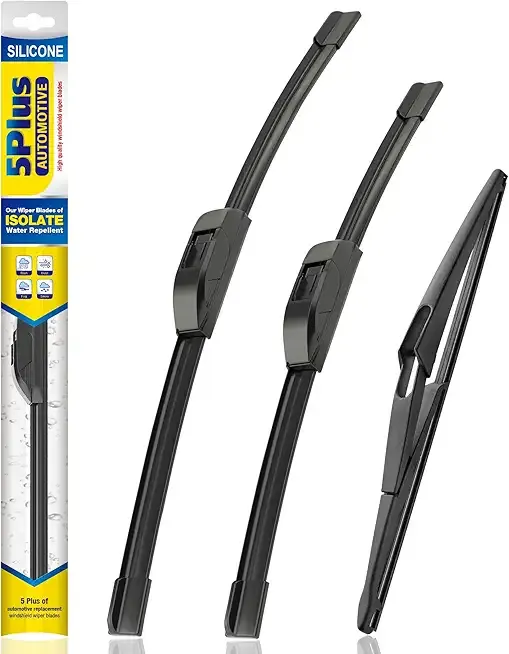 5 PLUS® Silicone Windshield Wipers Replacement for NISSAN Rogue 2014-2023 Pathfinder 2013-2020 Wiper Blades(3 PCS),Automotive Replacement Windshield Wiper Blades-26"/17"/12"