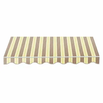 Tenda da sole Itaca avvolgibile fissa colore beige e marrone 3x2 metri