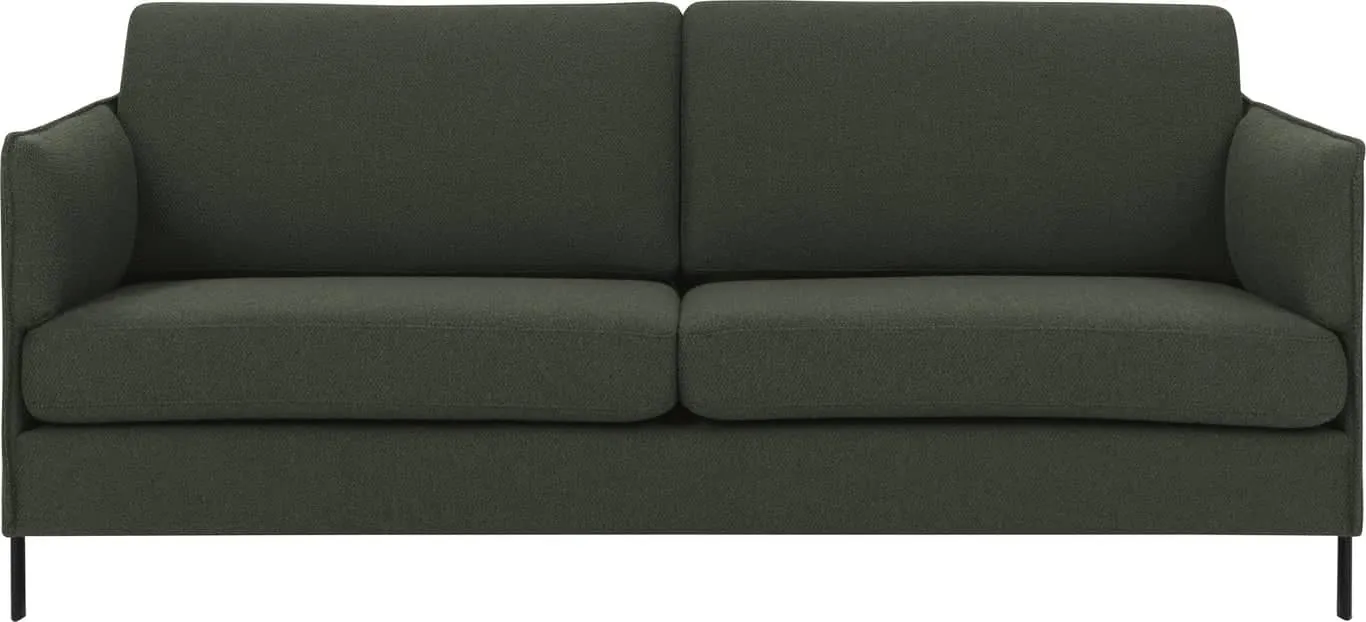 Sone høy 3-seter sofa Modulsofa. 3 seter i stoff Taffie Thule, armlene Y2.