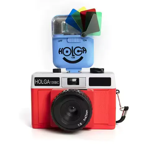 Retro Camera HOLGA 135BC 135 Film Camera Foolproof Camera Leak Light Dark Angle Creative Camera Beginner's Film Camera