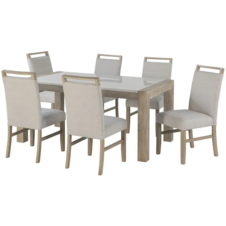 Tiffany Dining Table & Six Chairs