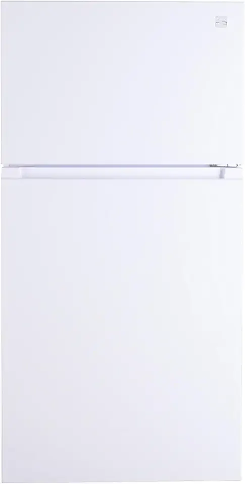 Kenmore 33 in. 20.5 cu. ft. Capacity Refrigerator/Freezer with Full-Width Adjustable Glass Shelving, Humidity Control Crispers, ENERGY STAR Certified, White