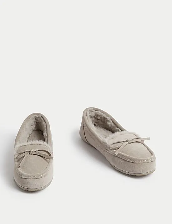 Veloursledermokassins