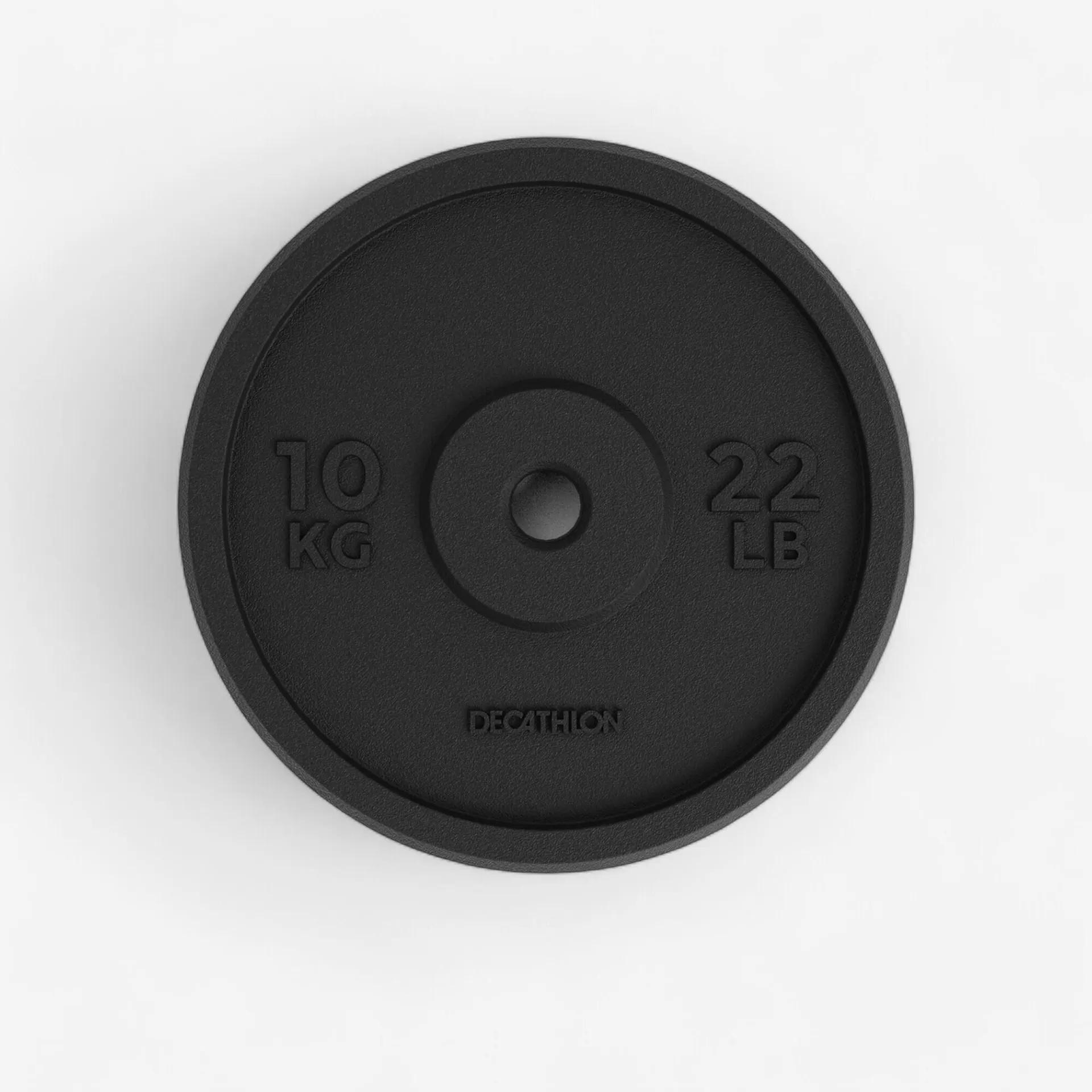 DOMYOS Litinový kotouč na posilování 10 kg 28 mm