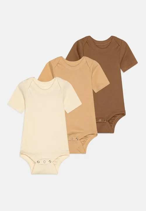 UNISEX BABY 3 PACK - Body - bronze/beige/off-white