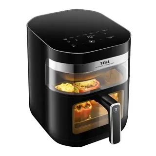 T-fal Dual Window Infrared Air Fryer 7.3QT, Dual Heating