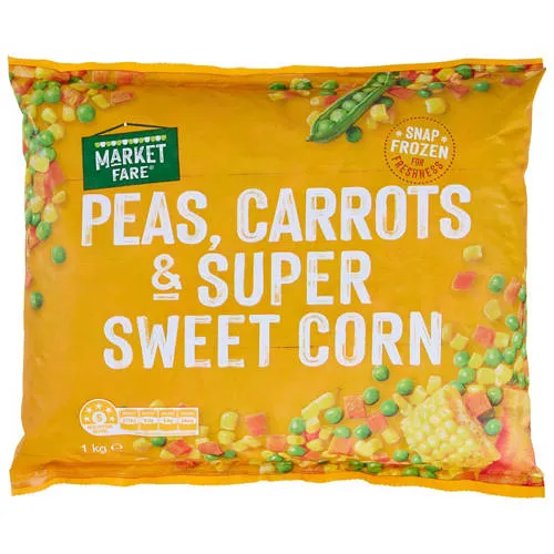 Peas, Carrots & Super Sweet Corn 1kg