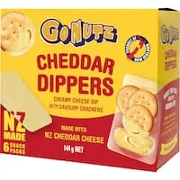 gonutz dippers savoury crackers & cheese 144g