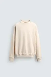 BASIC FADED CREWNECK SWEATSHIRT