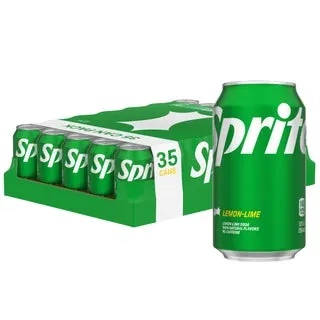 Sprite Lemon-Lime Caffeine Free Soda Soft Drink Cans, 12 fl oz, 35-count