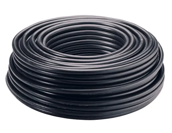 Câble électrique R2V 3G2,5 mm² noir 50 m