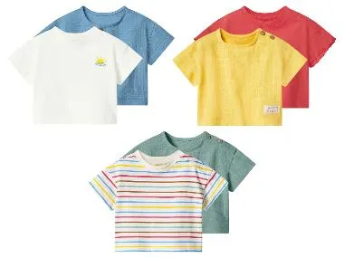 Camisetas para bebé pack 2