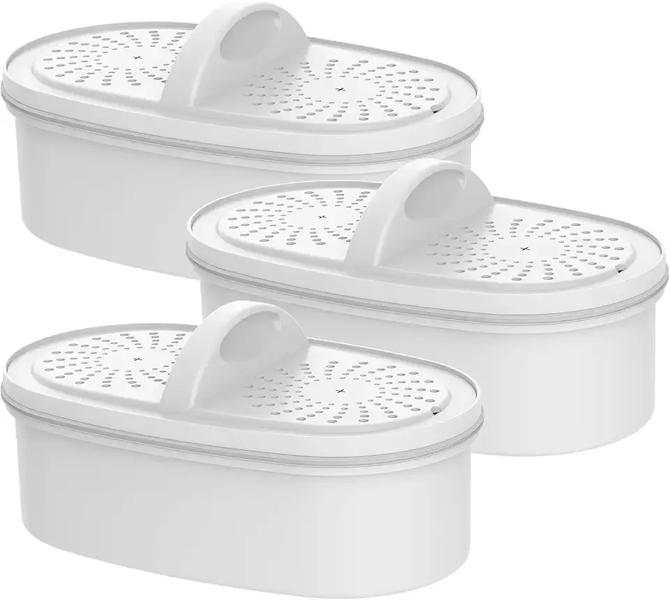 Replacement for All Waterdrop Pitcher Filtration System, Fits Waterdrop WD-PF-01A Plus, Reduces PFOA/PFOS, Chlorine, Last Up to 3 Months or 200 Gallons (Pack of 3), AQUA CREST