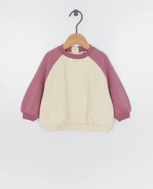 Sweater met color block